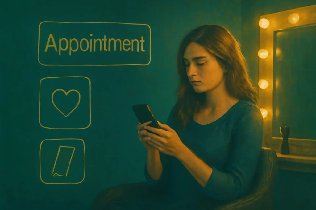 طراحی اپلیکیشن نوبت دهی زیبایی